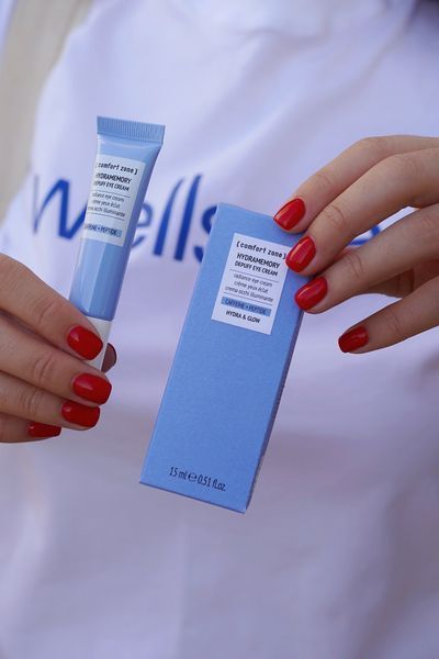Зволожуючий крем для зони навколо очей Comfort Zone Hydramemory Depuff Eye Cream CZ18 фото